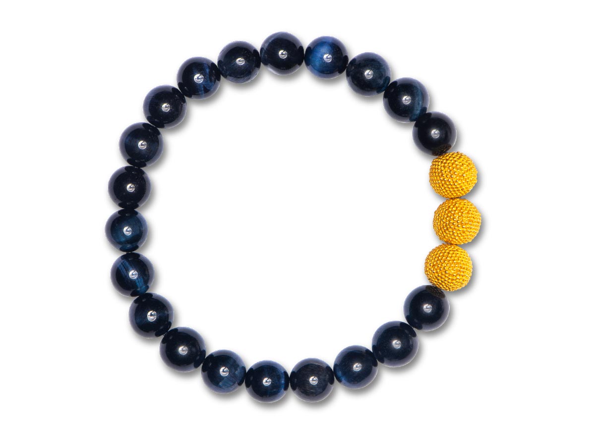 Damen-Perlenarmband-Blau-Tigerauge-12FVF