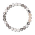 Herren-Perlenarmband-Weiß-Howlith-03MVF