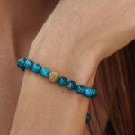Edelsteinperlen-Armband-Damen-Blau-Apatit-BJF03M02