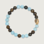 15-BF-Buddha-Armband-Damen-Braun-Tuerkis-Bronzit-Aquamarin-BF15-PDPBV
